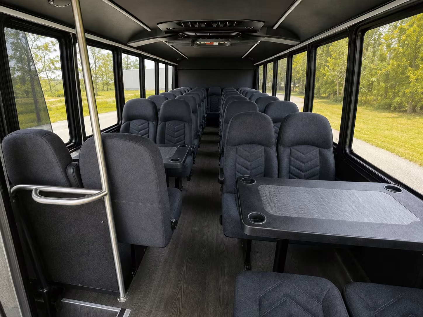 15 passenger minibus inside