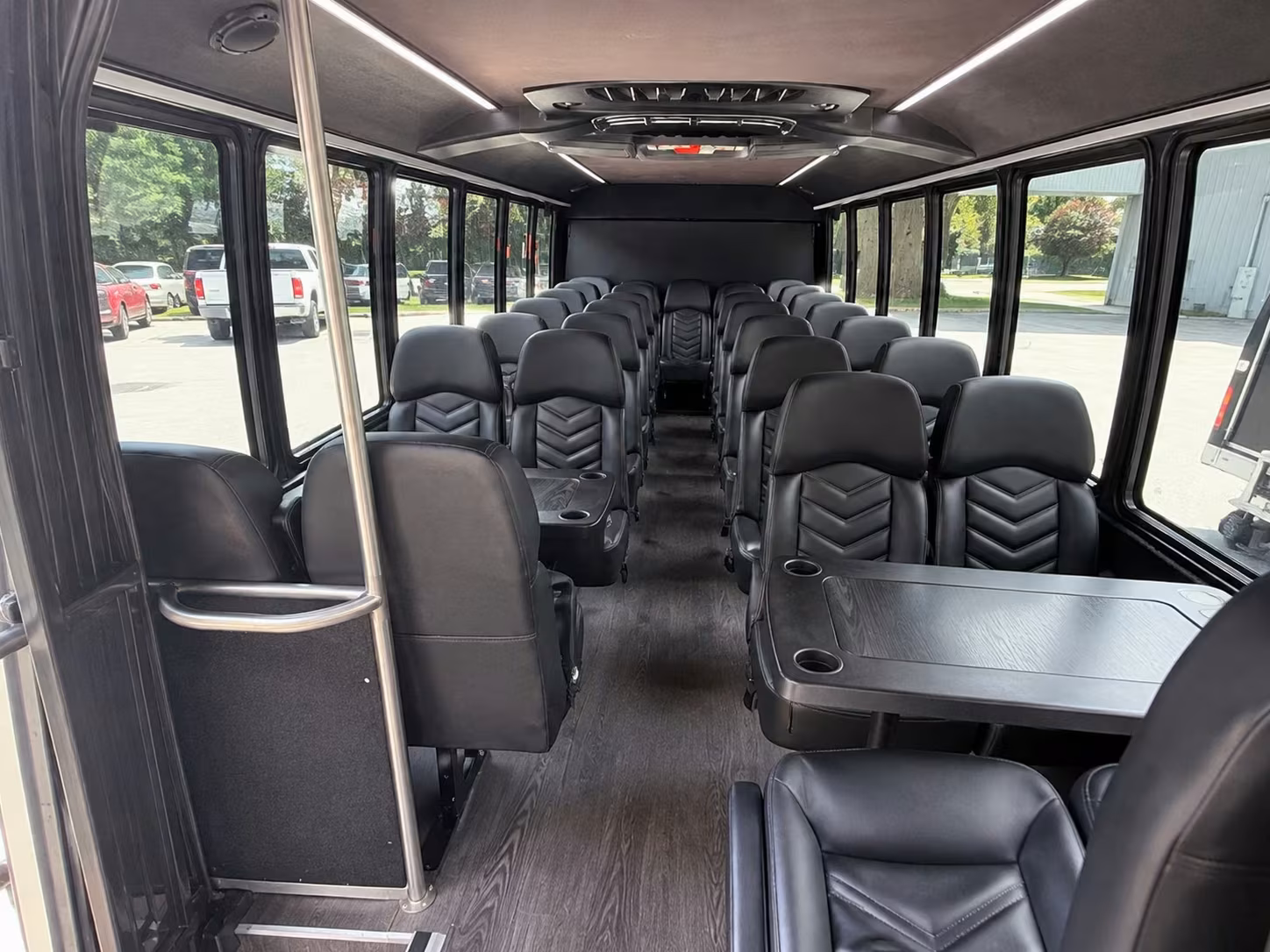 18 passenger minibus inside