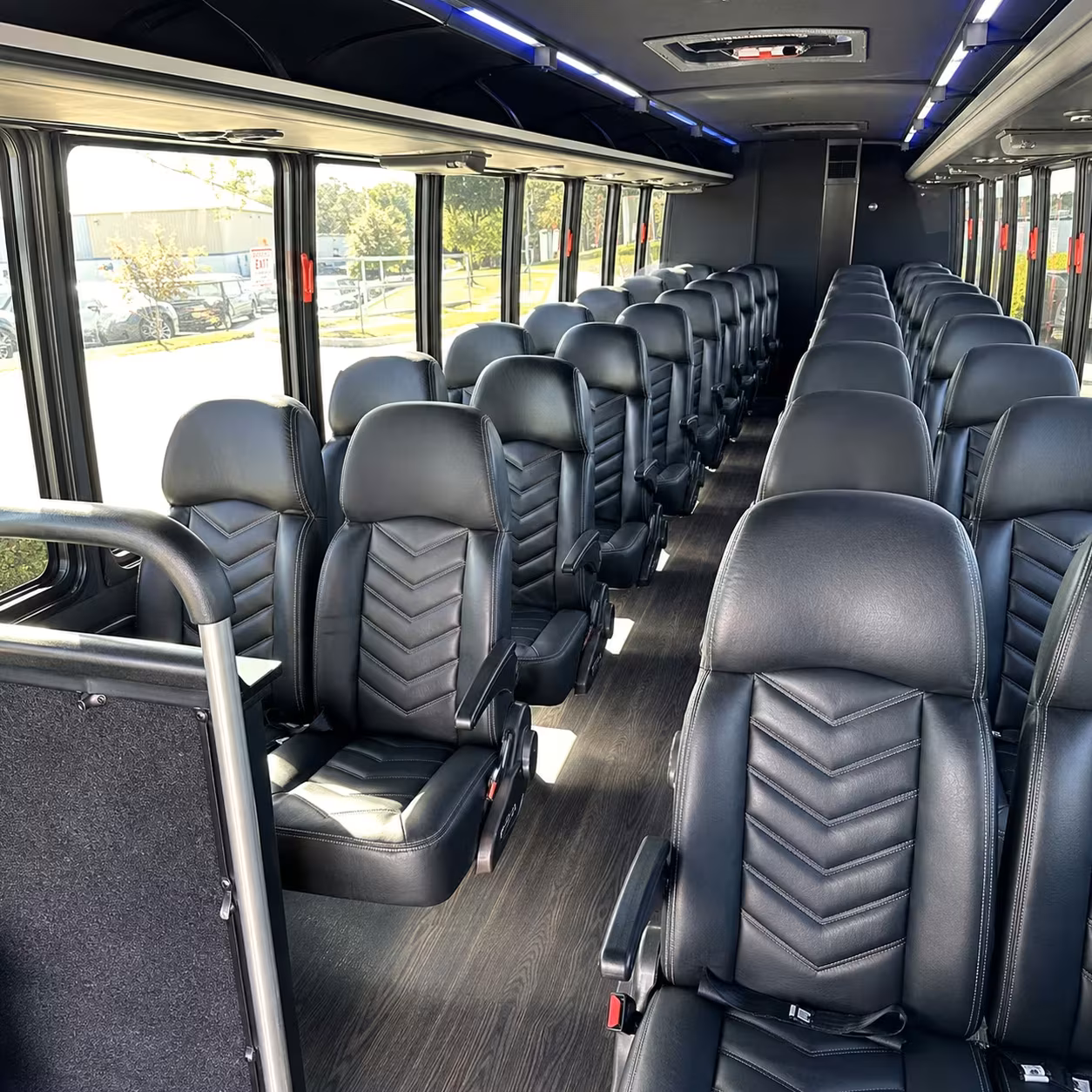 28 passenger minibus interior