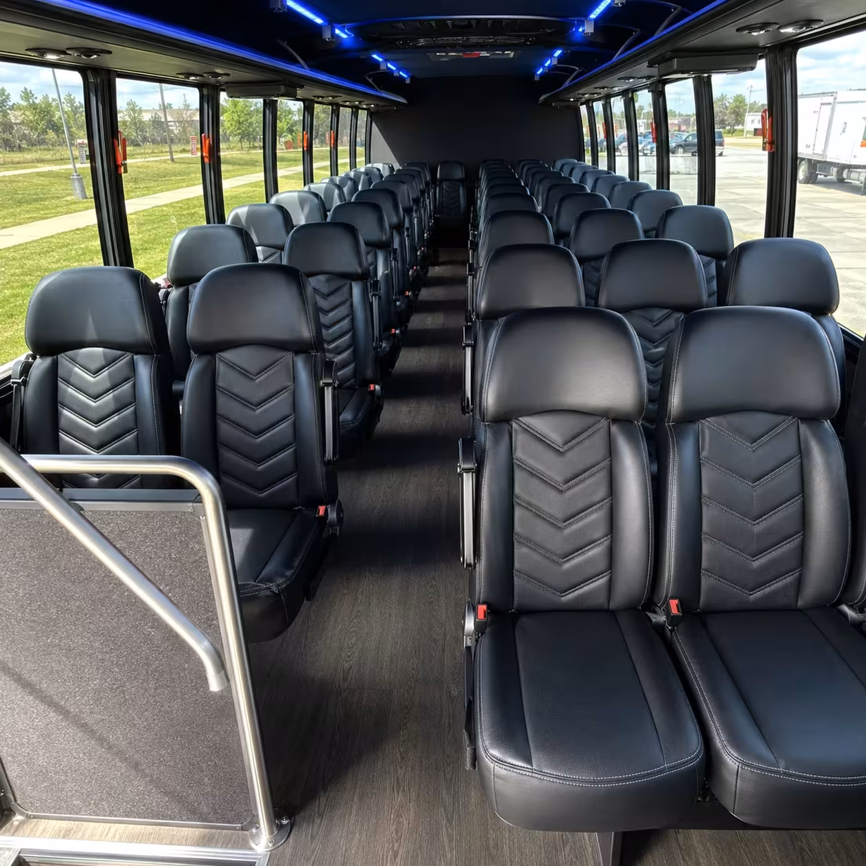30 passenger minibus inside