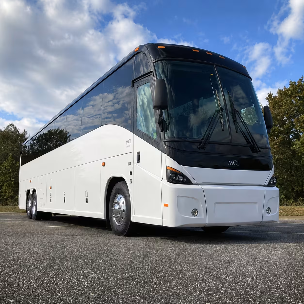 bay meadows and fashion island employee bus rentals in san mateo