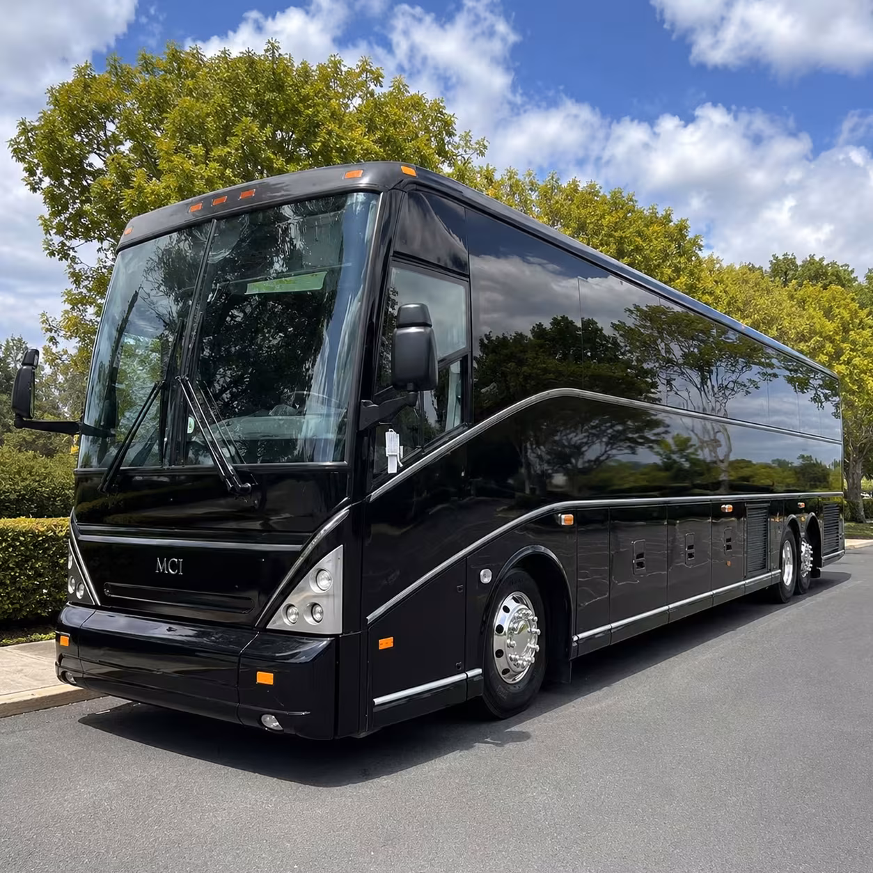 charter bus rentals for san mateo weddings