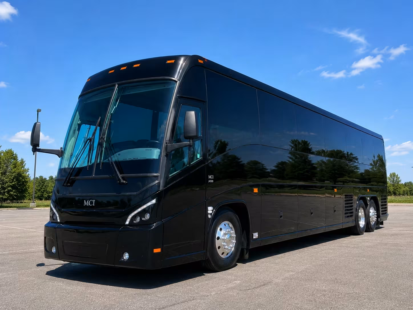 san mateo charter bus rental exterior
