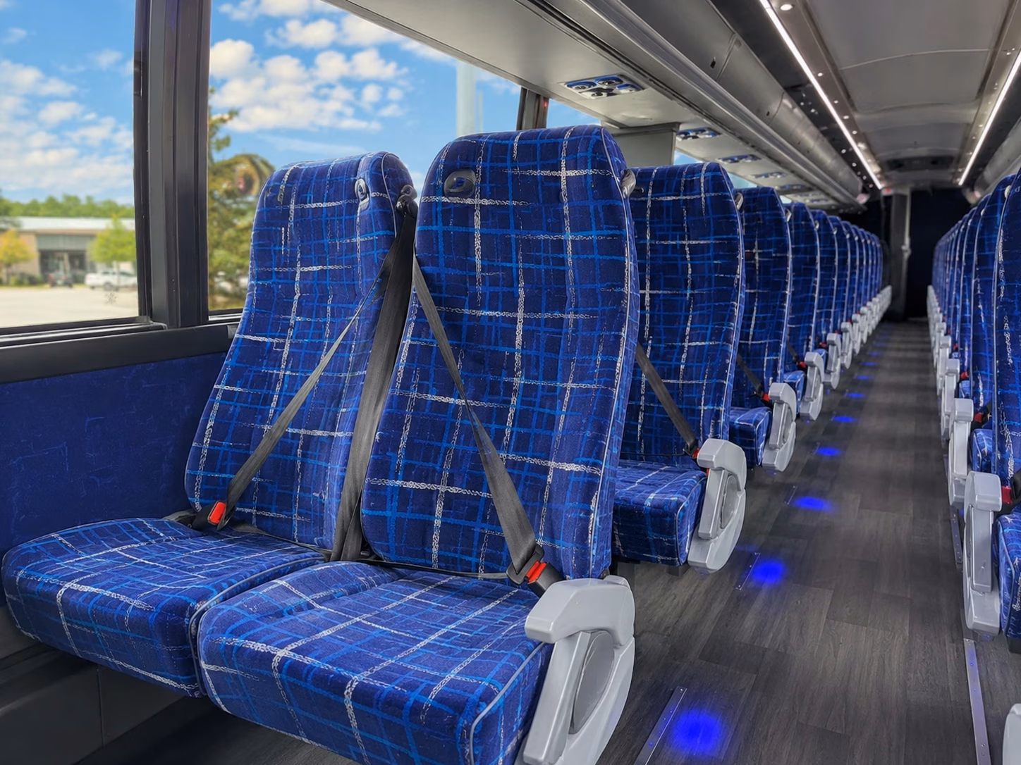 san mateo charter bus rental inside