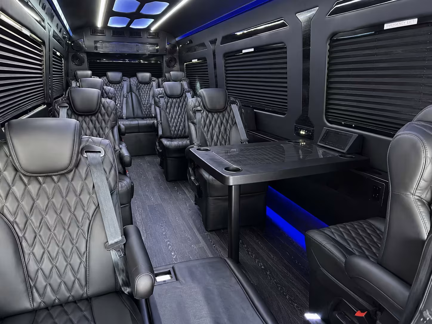 sprinter van with driver interior